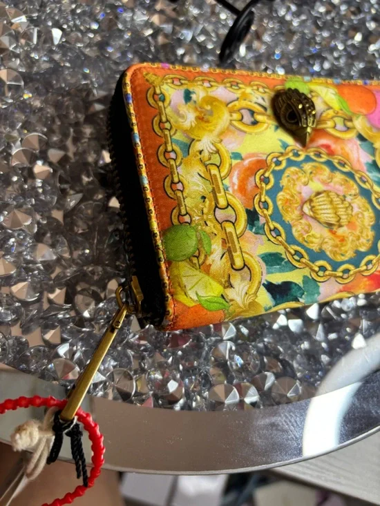 Kurt Geiger RARE London Small Scarf Print Wallet NWT - Picture 13 of 15